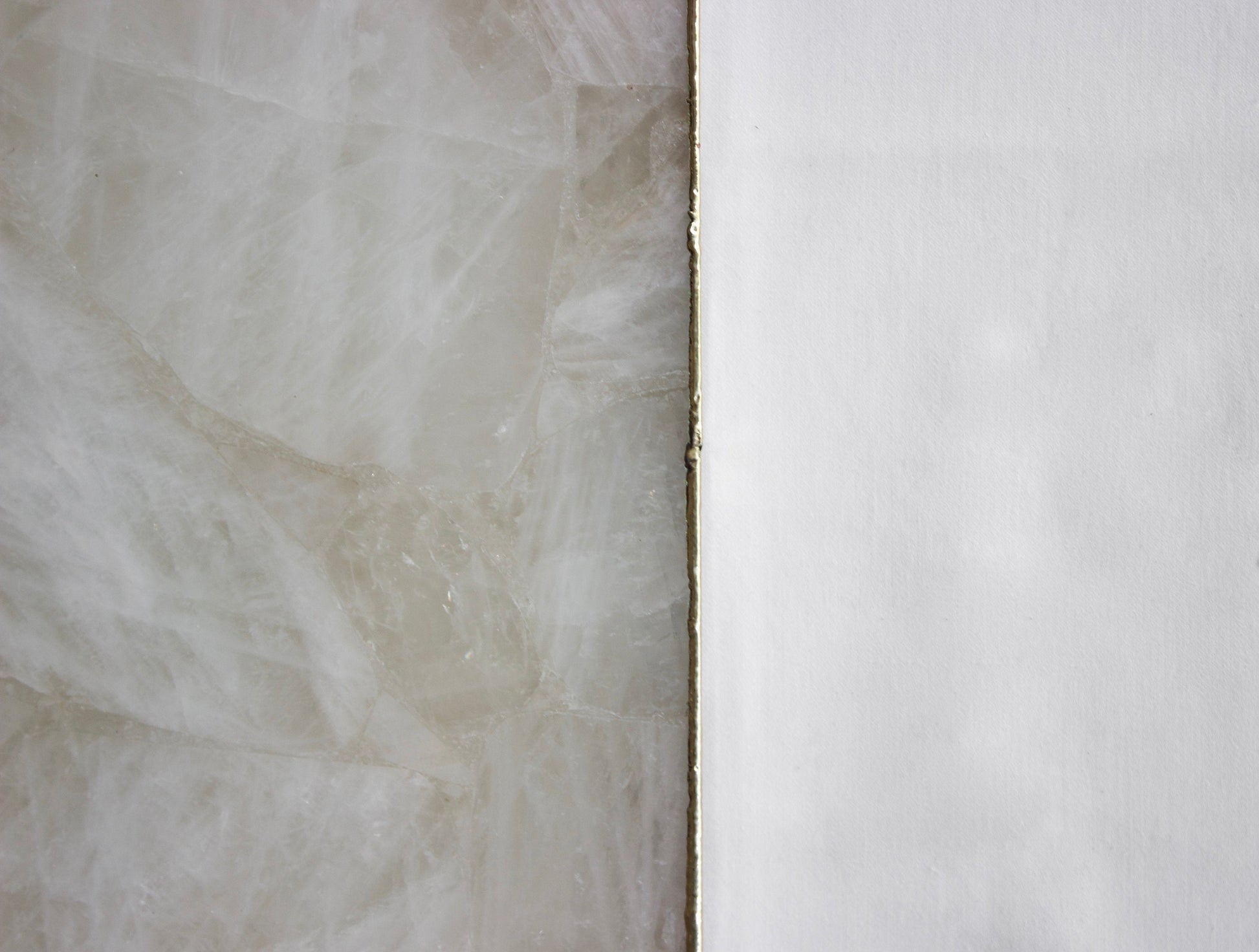 White Agate Wall Clock | Square-3